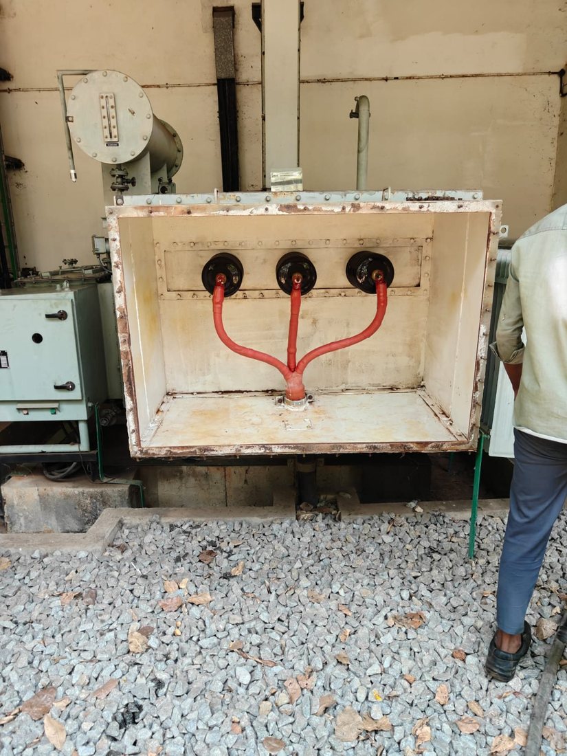 Transformer HV bushing termination